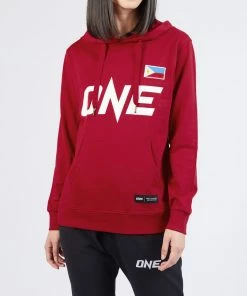 ONE Championship Team Philippines Hoodie (Red)