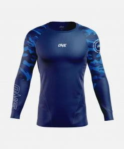 ONE Championship Elite Pro Rash Guard - Navy Camo