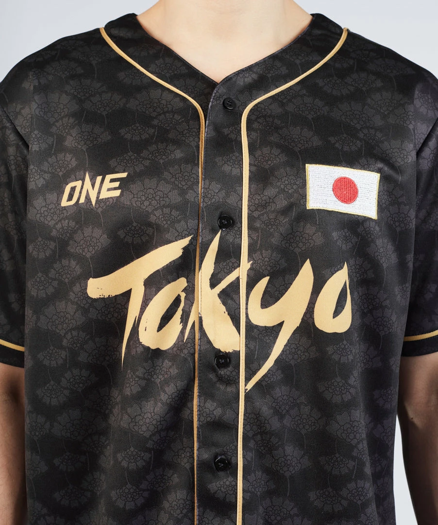 ONE Championship Men ONE Tokyo Baseball Jersey 5 ONE Championship Men ONE Tokyo Baseball Jersey