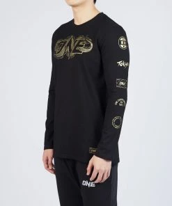 ONE Championship ONE Dragon Logo Tokyo Long Sleeve Tee (Black)