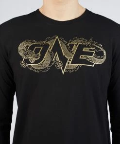 ONE Championship ONE Dragon Logo Tokyo Long Sleeve Tee (Black) 9 ONE Championship ONE Dragon Logo Tokyo Long Sleeve Tee (Black)