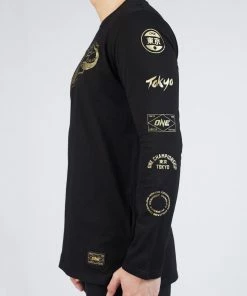 ONE Championship ONE Dragon Logo Tokyo Long Sleeve Tee (Black) 10 ONE Championship ONE Dragon Logo Tokyo Long Sleeve Tee (Black)