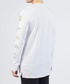 ONE Championship Men ONE Dragon Logo Tokyo Long Sleeve Tee (White)