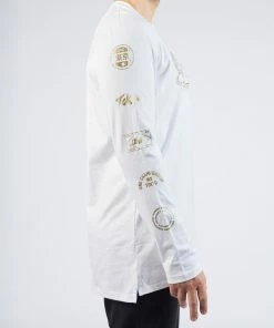 ONE Championship Men ONE Dragon Logo Tokyo Long Sleeve Tee (White)