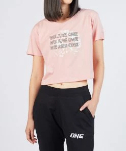 ONE Championship WE ARE ONE Crop Top (Pink)
