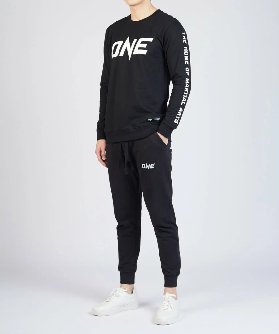 ONE Championship Men ONE Black Logo Sweatshirt 8 ONE Championship Men ONE Black Logo Sweatshirt