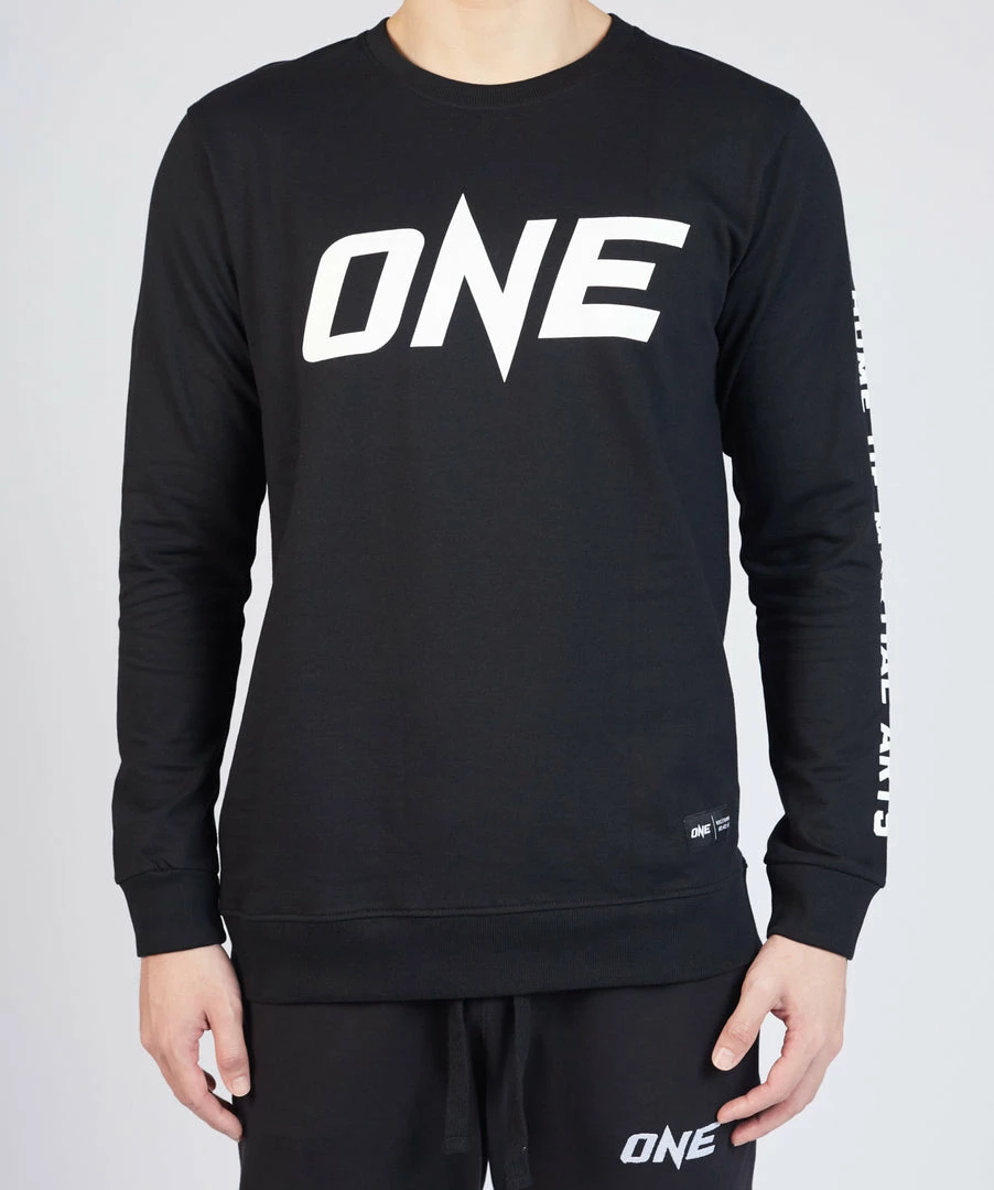 ONE Championship Men ONE Black Logo Sweatshirt 5 ONE Championship Men ONE Black Logo Sweatshirt