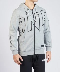 ONE Championship ONE Walkout Zip Hoodie (Gray)