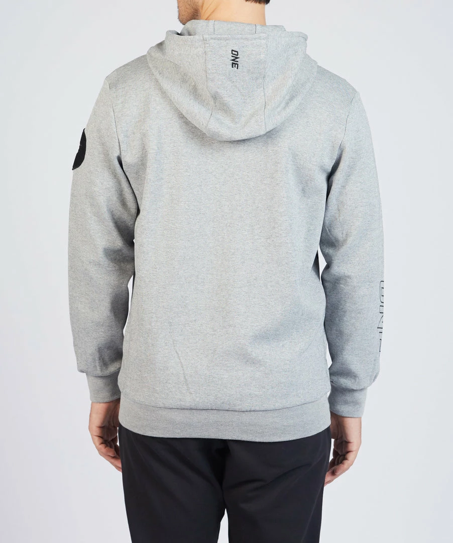 ONE Championship ONE Walkout Zip Hoodie (Gray) 4 ONE Championship ONE Walkout Zip Hoodie (Gray)