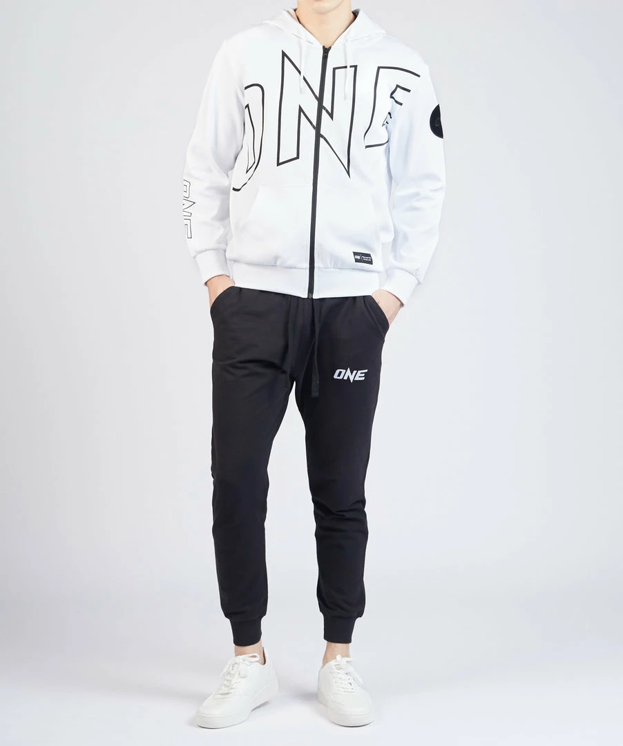 ONE Championship ONE Walkout Zip Hoodie (White) 9 ONE Championship ONE Walkout Zip Hoodie (White)