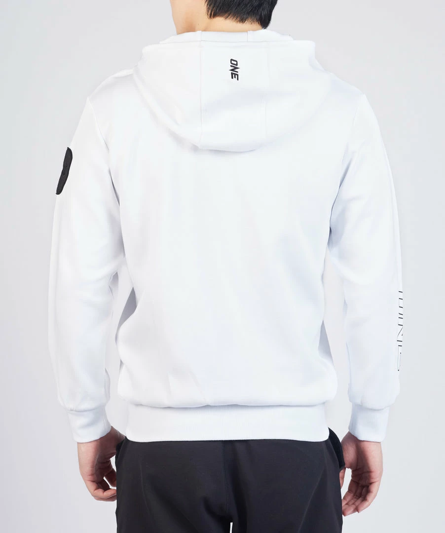 ONE Championship ONE Walkout Zip Hoodie (White) 4 ONE Championship ONE Walkout Zip Hoodie (White)