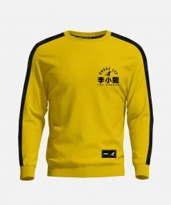 ONE Championship Men Bruce Lee Black & Yellow Pullover
