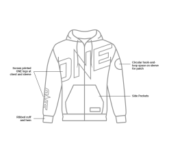 ONE Championship ONE Walkout Zip Hoodie (White) 22 ONE Championship ONE Walkout Zip Hoodie (White)