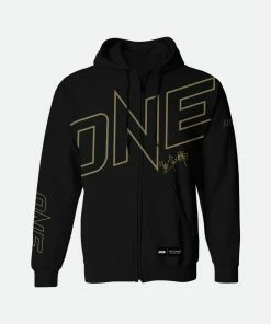 ONE Championship Men ONE World Champion Walkout Zip Autographed Hoodie (Xiong Jing Nan)