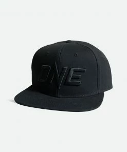 Cheap ONE.SHOP Store 18 ONE Championship ONE Black Logo Snapback Cap Men