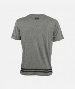 ONEFC ONE Championship V Neck Warrior Tee (Gray) Men
